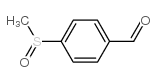 p-(methylsulphinyl)benzaldehyde结构式