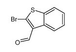 2-溴苯并[b]噻吩-3-甲醛结构式