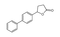 5-(4-phenylphenyl)oxolan-2-one结构式
