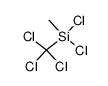 (trichloromethyl)methyldichlorosilane结构式