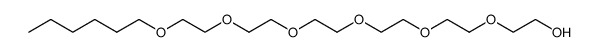 17-hexyloxy-3,6,9,12,15-pentaoxa-heptadecan-1-ol Structure