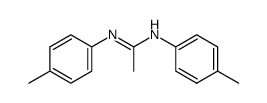 N,N'-di-p-methylphenylacetamidine结构式