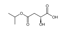 (2S)-2-hydroxybutanedioic acid 4-isopropyl ester Structure