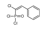 (2-chloro-2-dichlorophosphorylethenyl)benzene Structure