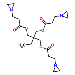 2-(((3-(Aziridin-1-yl)propanoyl)oxy)methyl)-2-ethylpropane-1,3-diyl bis(3-(aziridin-1-yl)propanoate) structure