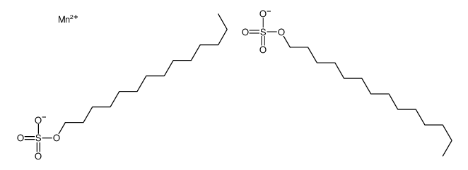 manganese(2+) ditetradecyl disulphate Structure