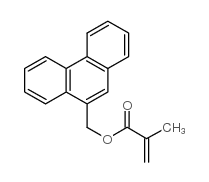 phenanthren-9-ylmethyl 2-methylprop-2-enoate Structure