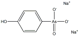 Benzenearsonic acid, p-hydroxy-, sodiuM salt structure