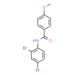 N-(2,4-Dibromophenyl)-4-methoxybenzamide Structure