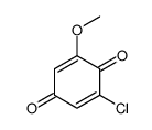 2-chloro-6-methoxycyclohexa-2,5-diene-1,4-dione结构式