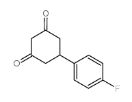 5-(4-氟苯基)环己烷-1,3-二酮结构式