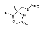 S-nitroso-N-acetylcysteine结构式