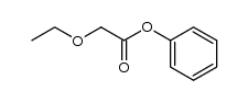 ethoxy-acetic acid phenyl ester结构式