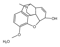 codeine monohydrate) Structure