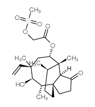 截短侧耳素-22-甲磺酸酯结构式