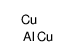 aluminium, compound with copper (1:4)结构式