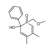 1-methoxymethyl-4,5-dimethyl-1-oxo-2-phenyl-1,2-dihydro-1λ5-phosphinin-2-ol Structure