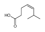 (E)-6-methylhept-4-enoic acid Structure