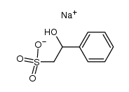 sodium 2-hydroxy-2-phenylethanesulfonate Structure