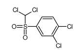 1,2-dichloro-4-(dichloromethylsulfonyl)benzene Structure