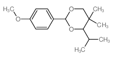 4-Isopropyl-2-(4-methoxyphenyl)-5,5-dimethyl-1,3-dioxane Structure
