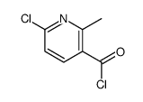 3-Pyridinecarbonylchloride,6-chloro-2-methyl-(9CI)结构式