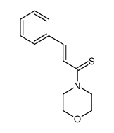 (E)-1-morpholino-3-phenylprop-2-ene-1-thione结构式