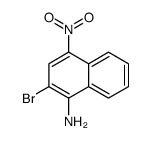 2-Bromo-4-nitro-naphthalen-1-ylamine Structure