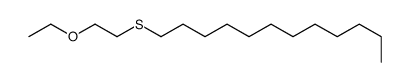 1-(2-ethoxyethylsulfanyl)dodecane结构式