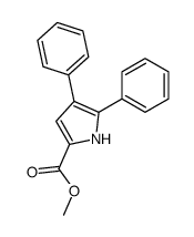 methyl 4,5-diphenyl-1H-pyrrole-2-carboxylate Structure
