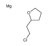 2-(2-chloroethyl)oxolane,magnesium Structure