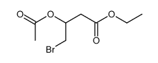 Ethyl-3-acetoxy-4-bromo-butanoat Structure