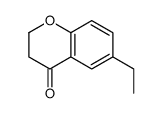 6-乙基苯并二氢吡喃-4-酮结构式