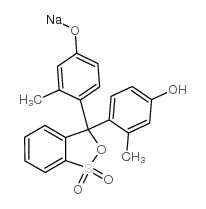 m-cresol purple, sodium salt Structure