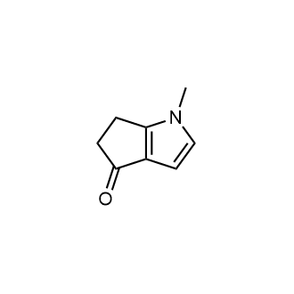 1-Methyl-1H,4H,5H,6H-cyclopenta[b]pyrrol-4-one Structure