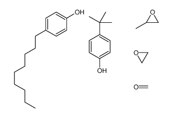 对壬基苯酚与对叔丁基苯酚、甲醛、环氧乙烷和环氧丙烷的聚合物结构式