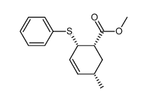 methyl 5-methyl-2-phenylthiocyclohex-3-ene-1-carboxylate结构式