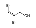 (E)-2,3-dibromoprop-2-en-1-ol结构式