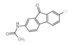 N-(7-chloro-9-oxo-fluoren-2-yl)acetamide Structure