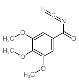 3,4,5-三甲氧基苯甲酰异硫氰结构式