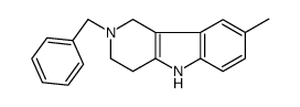 2-benzyl-8-methyl-1,3,4,5-tetrahydropyrido[4,3-b]indole Structure