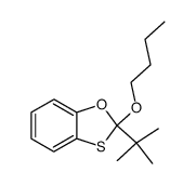 2-butoxy-2-tert-butyl-benzo[1,3]oxathiole结构式