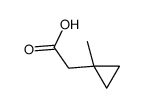 2-(1-Methylcyclopropyl)acetic acid Structure