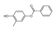 4-hydroxy-3-methylphenyl benzoate Structure