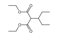 Diethyl (1-ethylpropyl)malonate Structure