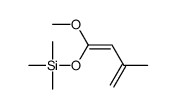 (1-methoxy-3-methylbuta-1,3-dienoxy)-trimethylsilane结构式