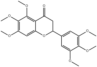 5,6,7,3',4',5'-Hexamethoxyflavanone Structure