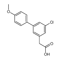 5-Chloro-4'-methoxy-3-biphenylacetic acid结构式