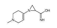 1-(1-methyl-3,6-dihydro-2H-pyridin-4-yl)aziridine-2-carboxamide结构式