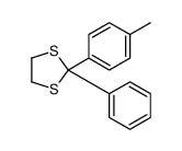 2-(4-methylphenyl)-2-phenyl-1,3-dithiolane Structure